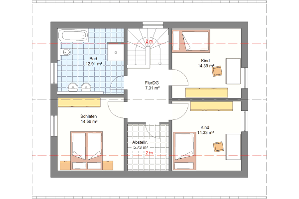 Aktionshaus Dachgeschoss Variante 3