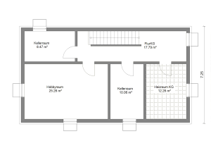 Einfamilienhaus 21 Kellergeschoss