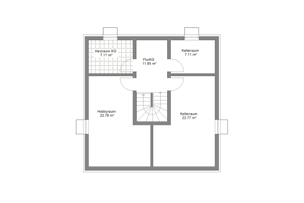 Einfamilienhaus 23 Kellergeschoss